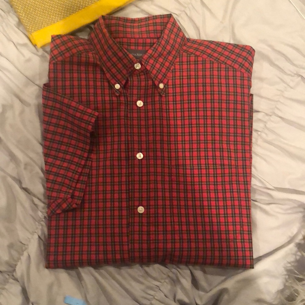 Men’s short sleeve button down shirt